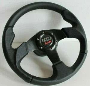 Volant pour cuir perforé Audi 80 90100 B3 B4 S2 RS2 Coupe Competition1986-1996 - Picture 1 of 11