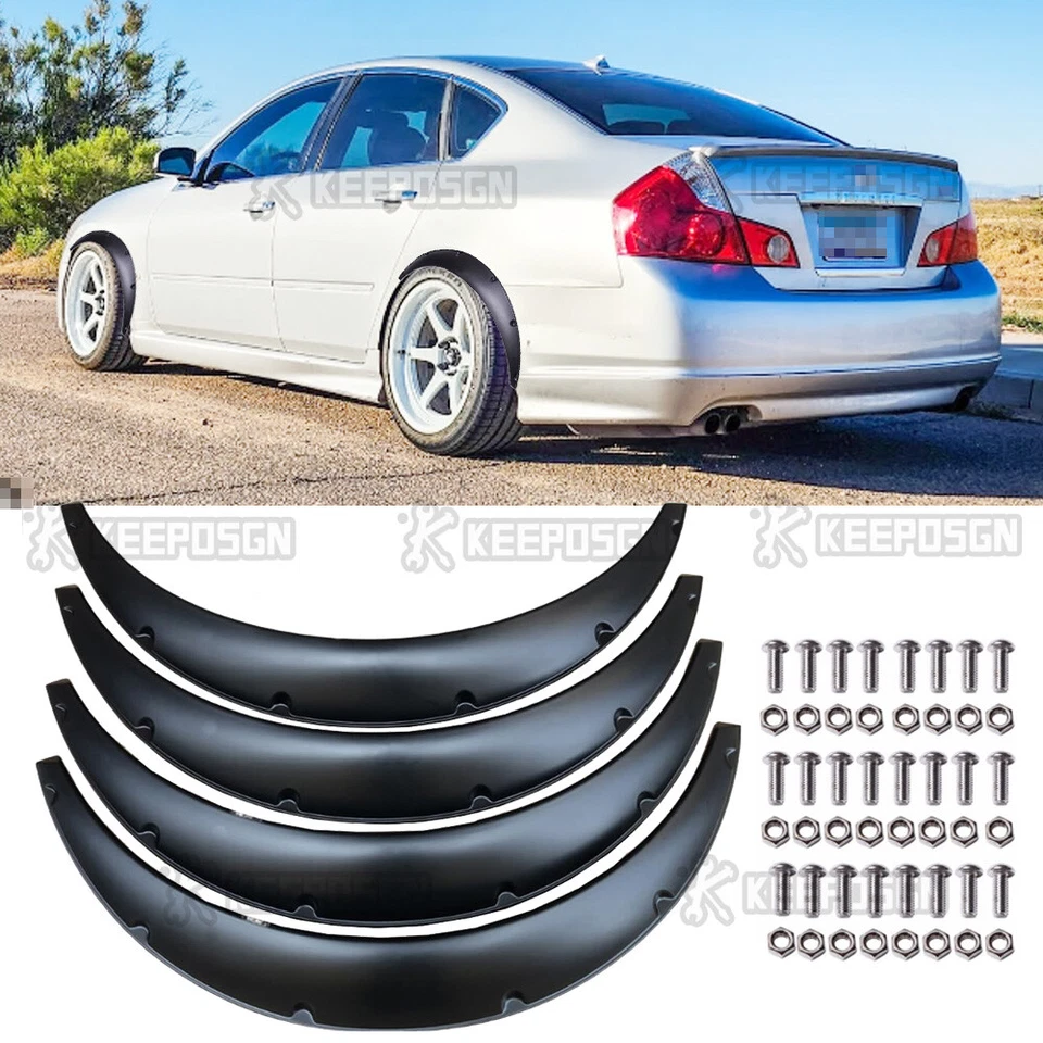 For Infiniti M35 M37 M45 M56 890MM Car Fender Flares Body Wheel Arches Mudguard - Image 1 of 4