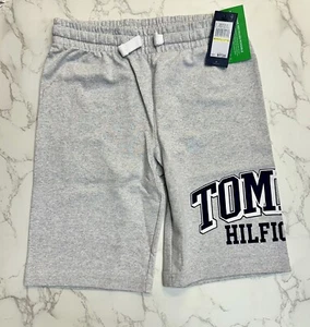 TOMMY HILFIGER SHORTS CASUAL LT  GREY HEATHER  SZ MED 12/14 NEW   BOYS 8-14 - Picture 1 of 5