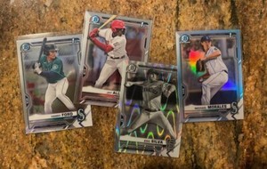 2021 Bowman Draft Chrome Prospects U Pick BDC 1-200 REF/Blue/RW 10/23 Price Drop