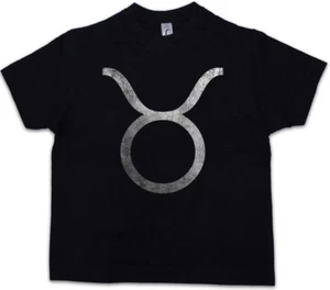 ZODIAC SIGN TAURUS Kids Boys T-Shirt Star Sign Astrology Horoscope - Picture 1 of 1