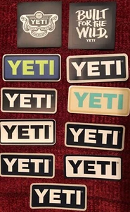 YETI Sticker Bundle (Lot of 11) -3” Square And 4”x2”- Lot #2 - Picture 1 of 1