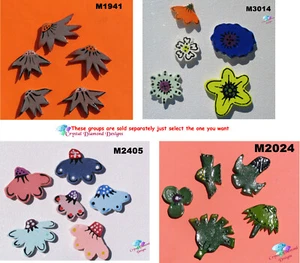 Verschiedene Blumen Mix - HANDGEMACHTE, KERAMIK MOSAIKFLIESEN (Wählen Sie Ihre Gruppe) #12 - Bild 1 von 5