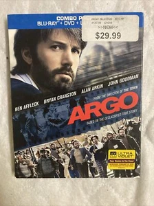 Argo [Blu-ray+Dvd+Ultraviolet] W/slipcover Ben Affleck Bryan Cranston New - Picture 1 of 5