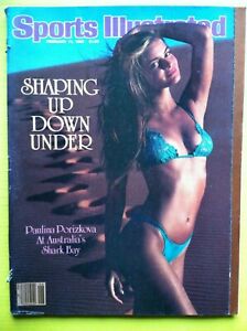 1985 NEWSSTAND SWIMSUIT PAULINA PORIZKOVA IS DOWN UNDER Sports Illustrated