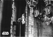 2018 Topps Star Wars Black & White A New Hope #105 Swing to Safety