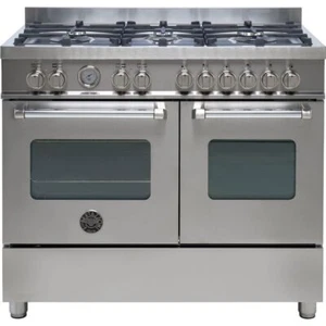 Bertazzoni MAS106L2EXC Master Series 100cm Dual Fuel Range Cooker 6 Burners - Picture 1 of 6