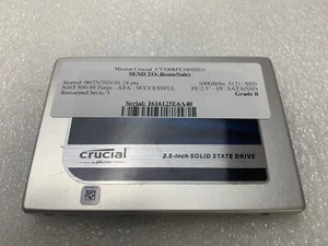 Crucial MX200 CT500MX200SSD1 500GB 2.5" SATA Solid State Drive SSD Grade A - Photo 1/3