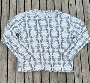 NWOT Kate Quinn Bamboo Long Sleeved Kissing Fish Top Size 7 - Picture 1 of 4