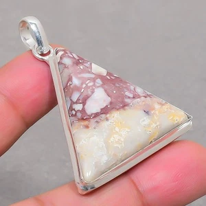 Brecciated Mookaite Gemstone Handmade Fashion Gift Jewelry Pendant 2.3" SR 2526 - Picture 1 of 7
