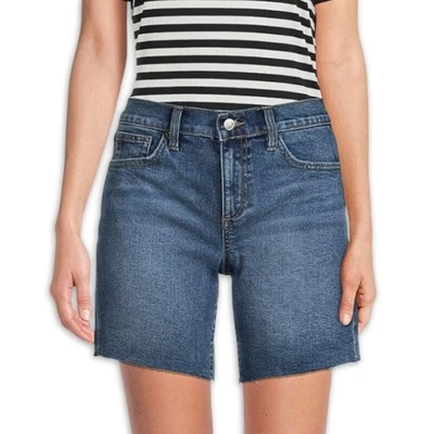 Pantalones Cortos Joe's Easy Bermuda Corte Tiro Medio Botón Cremallera Azul Para Mujer 25 Nuevos con Etiquetas Foto 1 de 4