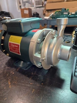 CORCORAN 2000D STAINLESS CENTRIFUGAL PUMP 1.5HP 3450-RPM 208/230/460V NEW $999 - Image 1 of 4