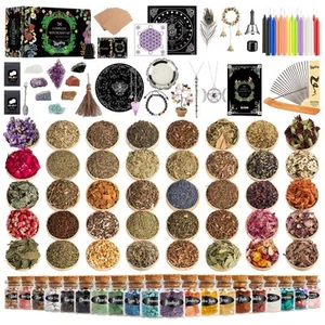 Hexerei Zubehör Kit, 150 Pack Wicca Zubehör und Werkzeuge Hexengeschenke für B... - Bild 1 von 8
