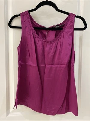 Blusa sin mangas de seda pequeña para mujer Ellen Tracy Foto 1 de 2