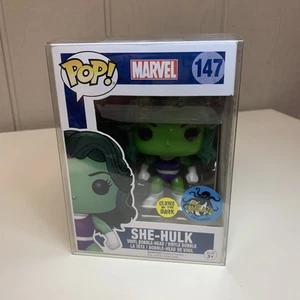 Funko Pop! Marvel She-Hulk Glow in the Dark Comikaze Exclusive 147 mit Protector - Bild 1 von 9