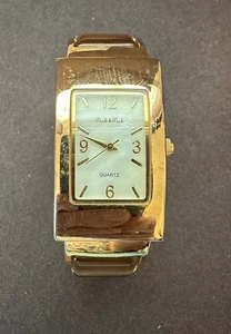 Vintage Peck & Peck Armbanduhr goldfarben und braun SOLD AS IS - Bild 1 von 6