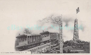 Beacon NY - MOUNT BEACON INCLINE RAILROAD - Postcard Mt Matteawan Railway - Picture 1 of 2