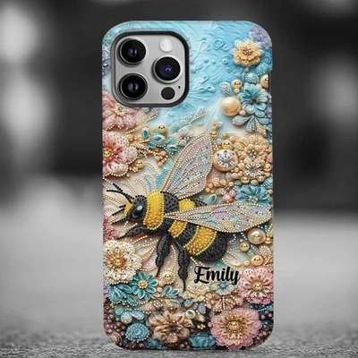 Sparkling Insect - Personalized Gardening Full Print Phone Case - Image 1 of 4