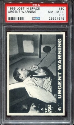 1966 Topps Lost In Space URGENT WARNING #30 PSA 8.5 (NM/MT+) High Grade POP 1! - Image 1 of 2