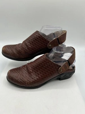 Ariat Sandal Women's Sz 8 Brown Leather Slip On Ankle Strap Round Toe Casual - Image 1 of 4
