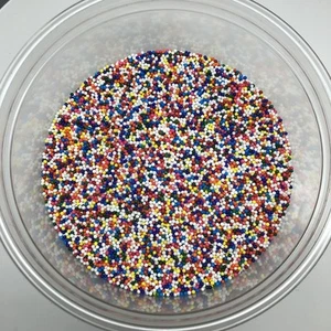 Nonpareils Rainbow Bakery Topping Sprinkles colored nonpareils 1 pound - Picture 1 of 1