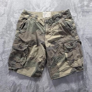American Eagle Cargo Shorts Mens 30 Camo Classic Length Pockets Y2K - Picture 1 of 10