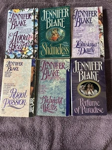 Jennifer Blake Lot - Shameless, Louisiana Dawn, Royal Passion, Midnight Waltz - Imagen 1 de 3