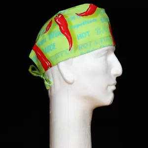 Cappello Scrub Hot Chili Peppers su Tema Verde - Foto 1 di 1