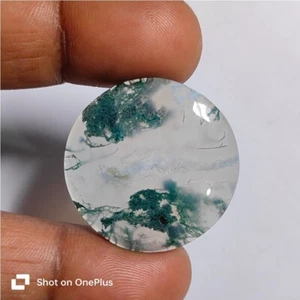 Moss Agate Stone Natural Moss Agate Cabochon Loose Gemstone 37 Cts. ME-9737 - Picture 1 of 4