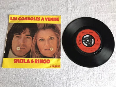 Sheila & Ringo - Les Gondoles A Venise - 7"  Picture Sleeve France 1973 Carrere - Image 1 of 4