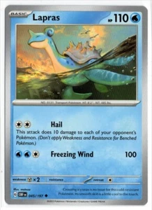Pokemon Obsidian Flames 045/197 Lapras - Picture 1 of 1