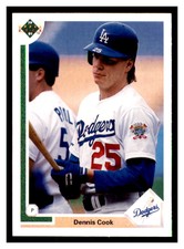 1991 Upper Deck #612 DENNIS COOK Los Angeles Dodgers ~C1G