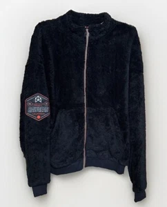 Chaqueta RAWGEAR Vellón Sherpa Cremallera Med Negra Roja Logo Suave Regalo RG510 Polar Frío - Imagen 1 de 9