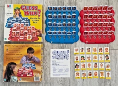 Guess Who MB Games Board Game Hasbro Classic Family Mystery Face Vintage 2000 - Image 1 of 4