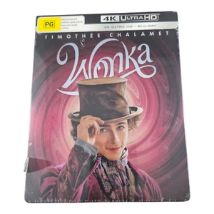 Wonka Steelbook (4K Ultra HD + BLU-RAY) Brand new & sealed - Picture 1 of 2