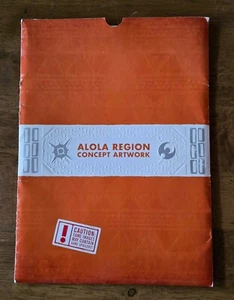 Nintendo Pokémon Alola Region Concept Artwork Lithographs Set Of 8 Front /Backk - Picture 1 of 6