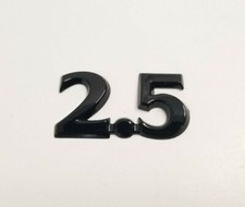 1999-2009 OEM JAGUAR S-TYPE V6 2.5 REAR EMBLEM LID LOGO BADGE SIGN BLACK X-TYPE