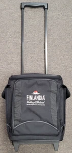 Finlandia Vodka Branded Rolling Beverage 6 Pack Wine Bottle Padded Bag Case NEW - Picture 1 of 7