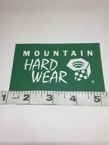 Mountain Hard Wear Green Sticker Camping Mountain Hiking Decal Free Shipping - Picture 1 of 1