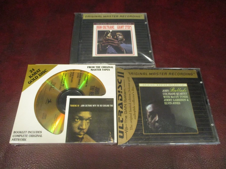 JOHN COLTRANE VERIFIED MFSL BALLADS + DCC TRANEING IN 24 KARAT GOLD 2CDS + BONUS Foto 1 de 1