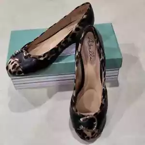 Abella Loafer Sandale FINA Cheetah Print mit Schnalle neu im Karton - Bild 1 von 10