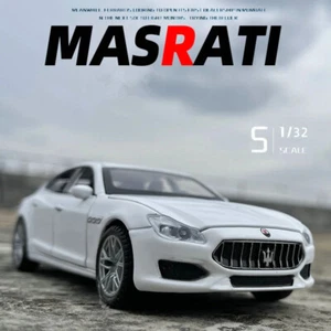 1:32 Maserati Quattroporte Diecast Car Model Sound Light Kids Birthday Toy Gift - Picture 1 of 15