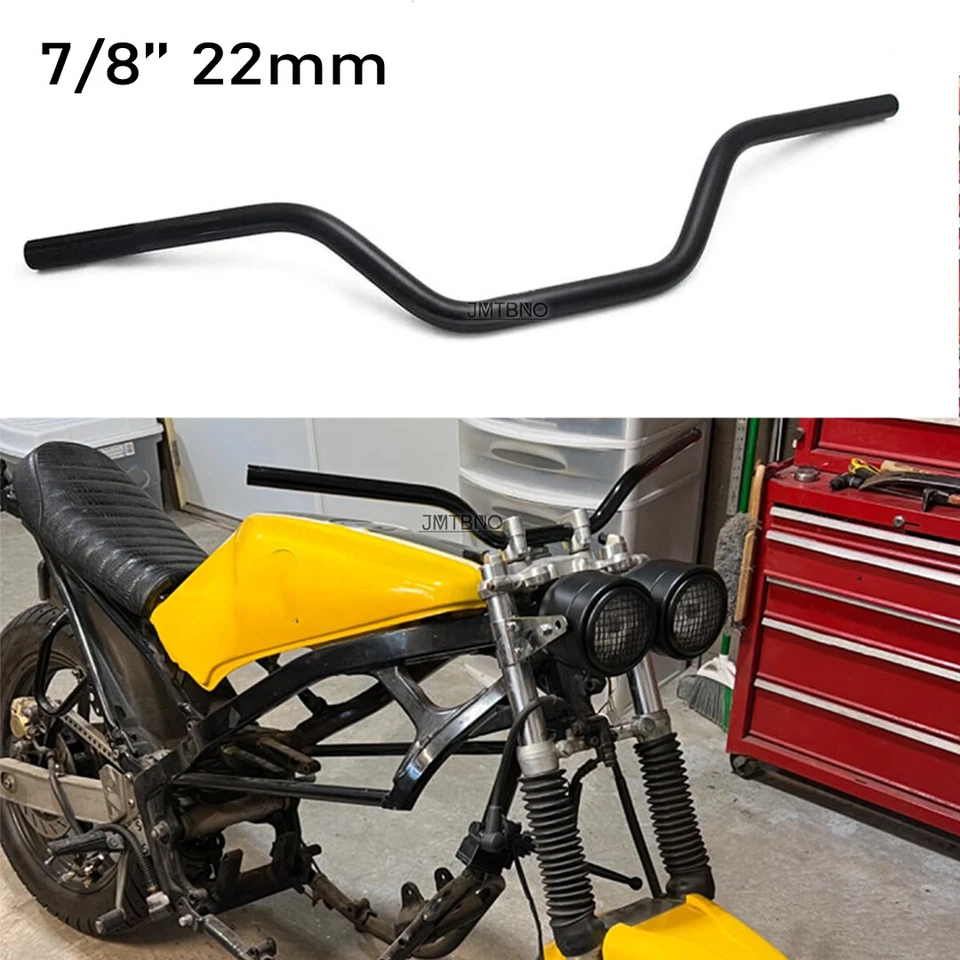 Barra de arrastre manillar rastreador 7/8" para motocicleta Yamaha XJ 550 600 700 750 1100 Foto 1 de 4