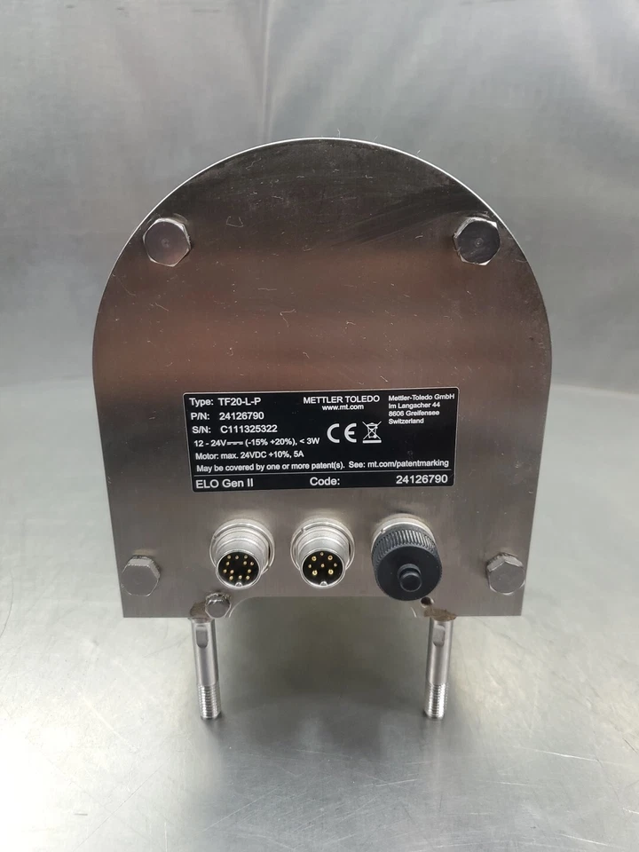 Элемент нагрузки METTLER TOLEDO TF20-L-P (24126790), 12-24 В постоянного тока, 5 А, 3 Вт.             5B-7 - Изображение 1 из 4