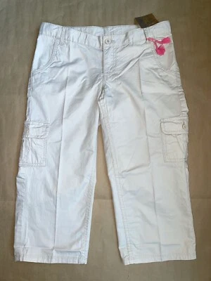 PANTALONES CAPRI LANDS' END Big Girl Talla: 7+ (PEQUEÑOS) Nuevos ENVÍO GRATIS Cintura Ajustable Foto 1 de 4