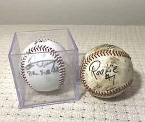TOM BROWNING PERFECT GAME 9-16-88 signed and Minor League Ball w/1987 - Picture 1 of 13