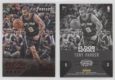 2015-16 Panini Threads Floor Generals Century Proof Red /99 Tony Parker #7 HOF