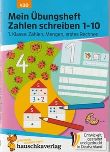 Mein Übungsheft Zahlen schreiben 1-10 - Schulanfang: Zählen, Mengen, erstes... - Bild 1 von 4