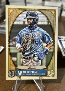 Whit Merrifield 2021 Topps GYPSY QUEEN TEAM SCRIPT FONT SWAP Kansas City Royals 