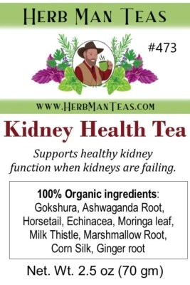 TÉ PARA LA SALUD RENAL - Mejora la función y se utiliza para casos de insuficiencia renal clínicamente Foto 1 de 4